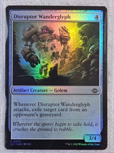 MTG Disruptor Wanderglyph FOIL #253 The Lost Caverns of Ixalan Magic Card NM - Picture 5 of 6