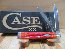 New Case Indian Paint Brush Bone Kinfolks Jig Baby Doc 62826P Pocketknife 42326