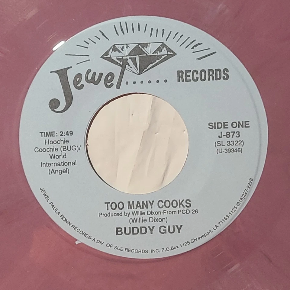 Buddy Guy ~ Too Many Cooks/ Jesse Fortune ~ Heavy Heart Beat ~Colored Vinyl 45 - Image 2 of 4