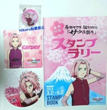 Naruto Sakura Haruno Fujikyu Stamp Rally Birthday Festival Sticker Charm