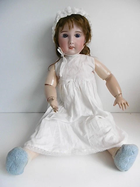 POUPÉE ANCIENNE SFBJ PREMIÈRE ÉPOQUE MOULE JUMEAU TAILLE 11 - HT 61 cm - Photo 2/4
