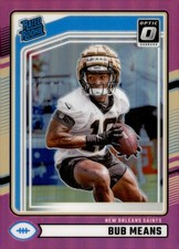 2024 Donruss #362 Bub Means Optic Rated Rookies Preview Pink