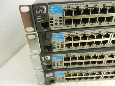 4X - HP J9088A HP PROCURVE SWCH 2610-48 SWITCH - J9088-69001 Tested