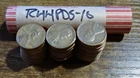 1 Roll Of 1944 P D & S U.S. Lincoln Wheat Pennies R44PDS-10