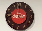 Vintage 1950's Coca Cola Soda Pop Clock Telectron 18" Metal Clock