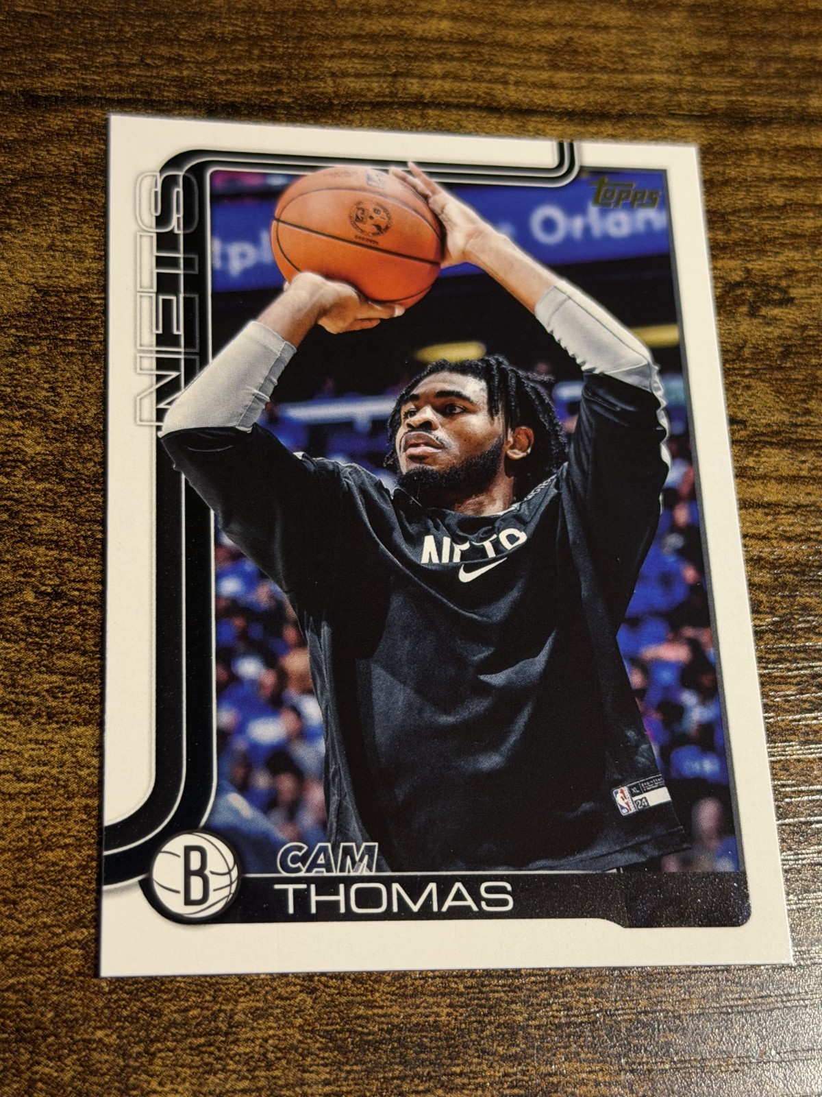 CAM THOMAS 2025-26 Topps #11 Nets Golden Mirror SSP