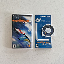 Wipeout Pure (Sony PSP, 2005) Black Label - CIB Complete - Tested!