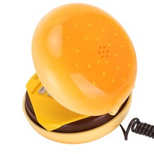 .  Novelty Emulational Hamburger Telephone Wire Landline Phone Home Decoration