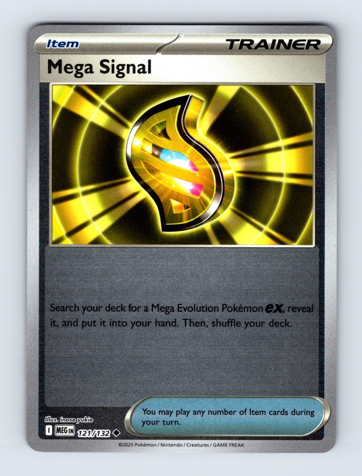 Mega Signal 121/132 Reverse Holo ME01: Mega Evolution 121/132 NM/LP