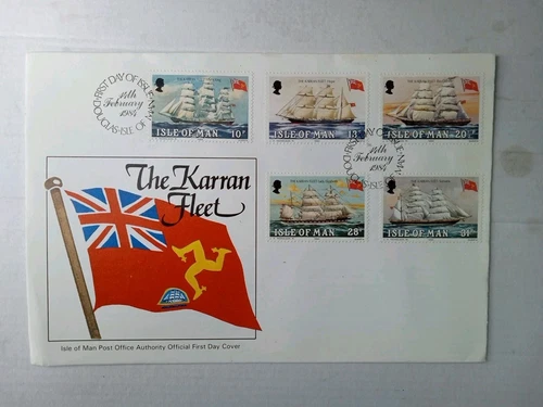 Isle Of Man 1984 The Karran Fleet FDC Combo  , Douglas