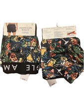 American Eagle Pocket Boxers Mens MEDIUM TROPICAL   Ultra Soft Green