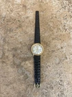Timex Gold Tone/White Dial Date  Vintage