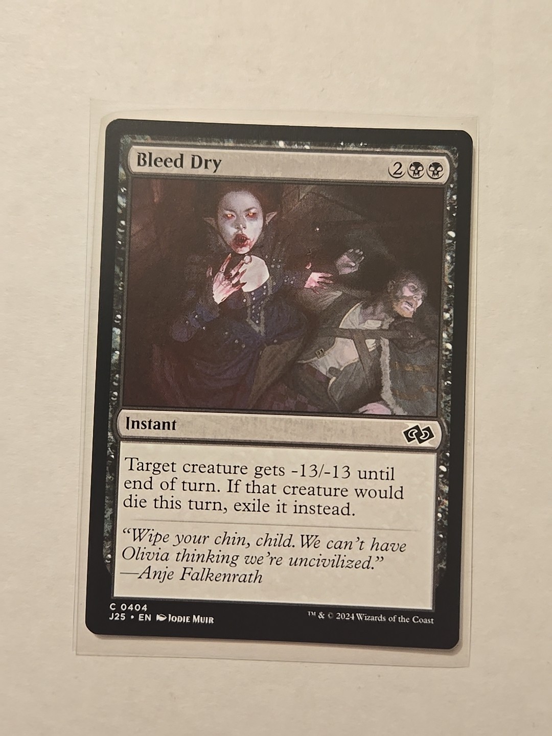Bleed Dry - Foundations Jumpstart - LP - Common - Instant 