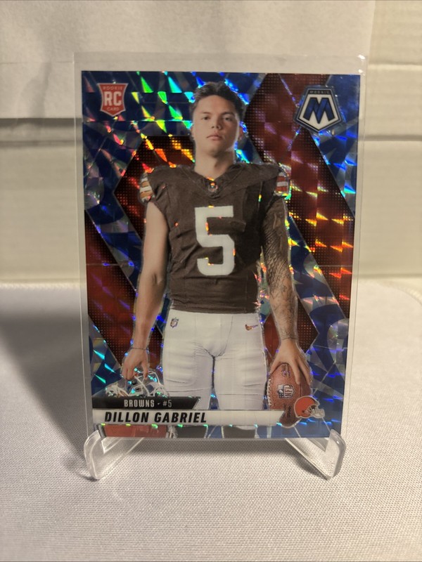 2025 Panini Mosaic - Rookie Variations Dillon Gabriel #277 Reactive Blue Mosaic