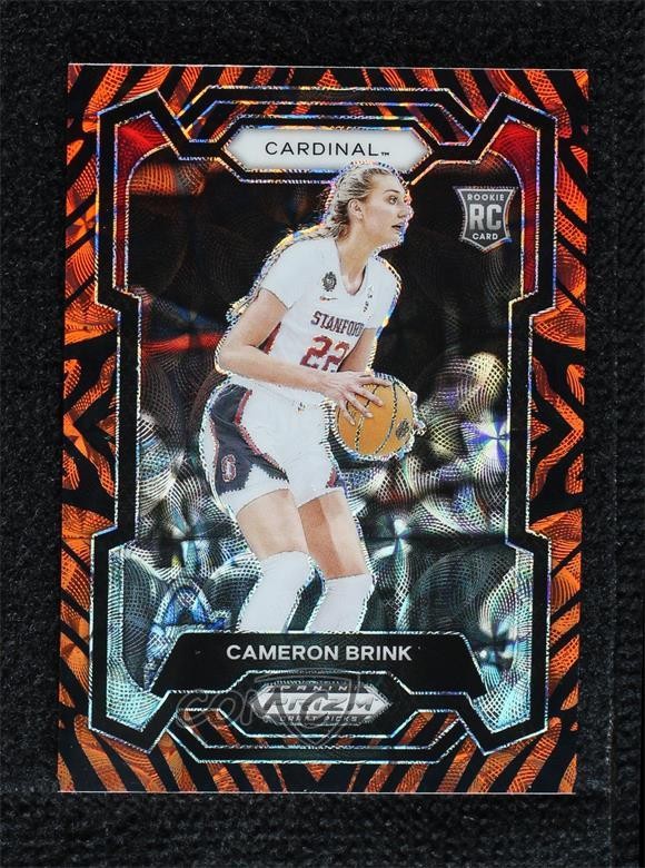2024-25 Panini Prizm Draft Picks Tiger Stripes Prizm Cameron Brink #89 1o8c