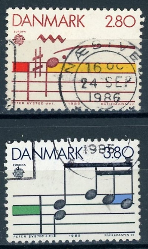 sm0282 Denmark - Sc#773-74 Used - Final Closeout