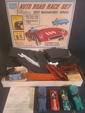 UNTESTED Sears Road Race Set 1/32 Scale 8" Track Slot Car Set