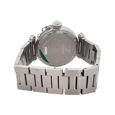 Cartier de Pasha C 35mm Black Arabic Dial Steel Watch 2324 W31043M7 6