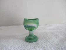 VINTAGE SLAG GLASS EYE WASH CUP EXCELLENT!!