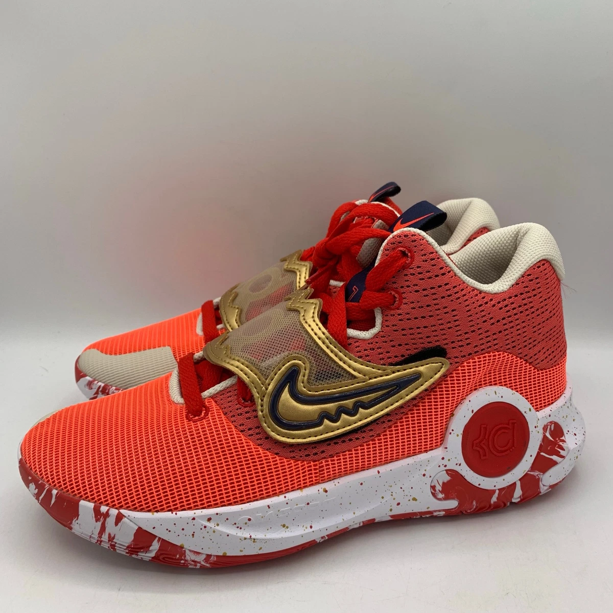 Nike KD Trey 5 X Shoes DD9538 600 University Red/Metallic Gold Men\'s Size 9.5‎ Nike KD Trey 5 X Basketball Shoes University Red Metallic  main image 3