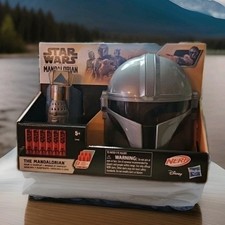 Nerf Star Wars The Mandalorian Mask  Gauntlet Combo Hasbro Disney Brand New
