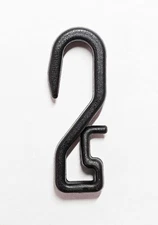 IGGEE S-Hooks – 20pcs 1.75" Plastic Ring Tail Clips for Car Truck SUV Seat cover