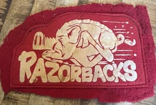 Vintage 1960’s Arkansas Razorback Patch 10x6 WPS