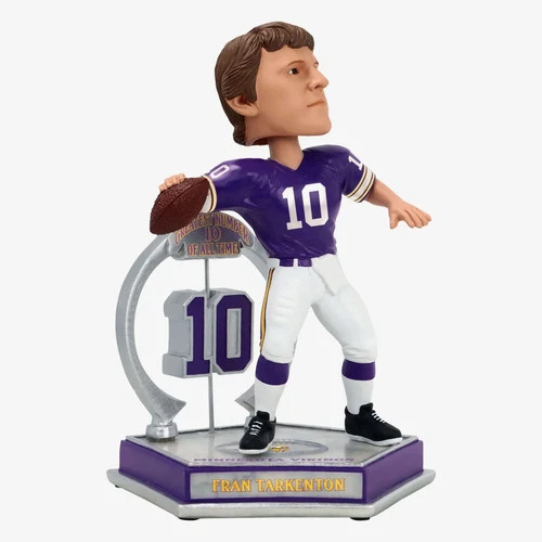 Fran Tarkenton Minnesota Vikings Legendary Number 10 Bobblehead NFL Football