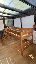 Paidi Massivholz Kinderbett mit Leiter