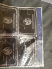 1Set/3Pcs Debit Card Sticker, Credit Card Skin, American Express Sticker