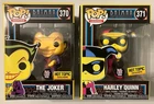 Funko Pop Joker Harley Quinn Black Light Vinyl Figures Batman Animated Series