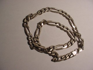 24 INCH HEAVY STERLING SILVER CHAIN 92 GRAMS 925 SILVER