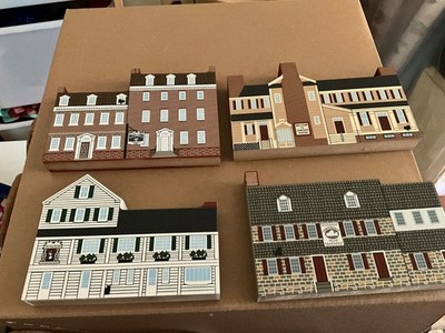 Cat s Meow Village Mid-Atlantic Tavern Series - 1999 - Set of Four - New