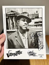 Guru Autograph Signed Promo Press Photo JSA Gang Starr Rap Hip Hop Jazzmatazz