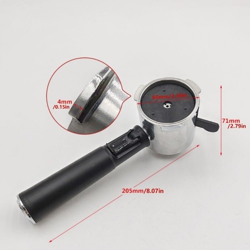 51 mm Kaffeepads Griff Ergonomischer Kaffeesiebträger Rutschfest für Kaffeemaschine - Bild 2 von 8