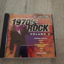 1970's Rock Volume 2 CD Various Artists Classic Rock Compilation Original