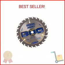 IRWIN Tools MARATHON Carbide Cordless Circular Saw Blade, 5 3/8-Inch, 24T, .063-
