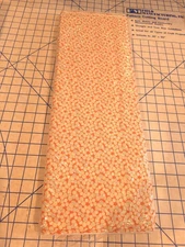 Moda Fabric By the bolt, "Mini Moda"  6 Yards, Orange and white With blue Dots