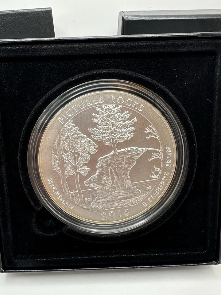 2018 Pictured Rocks 5 oz Silver ATB w/ OGP & COA - Image 2 of 4