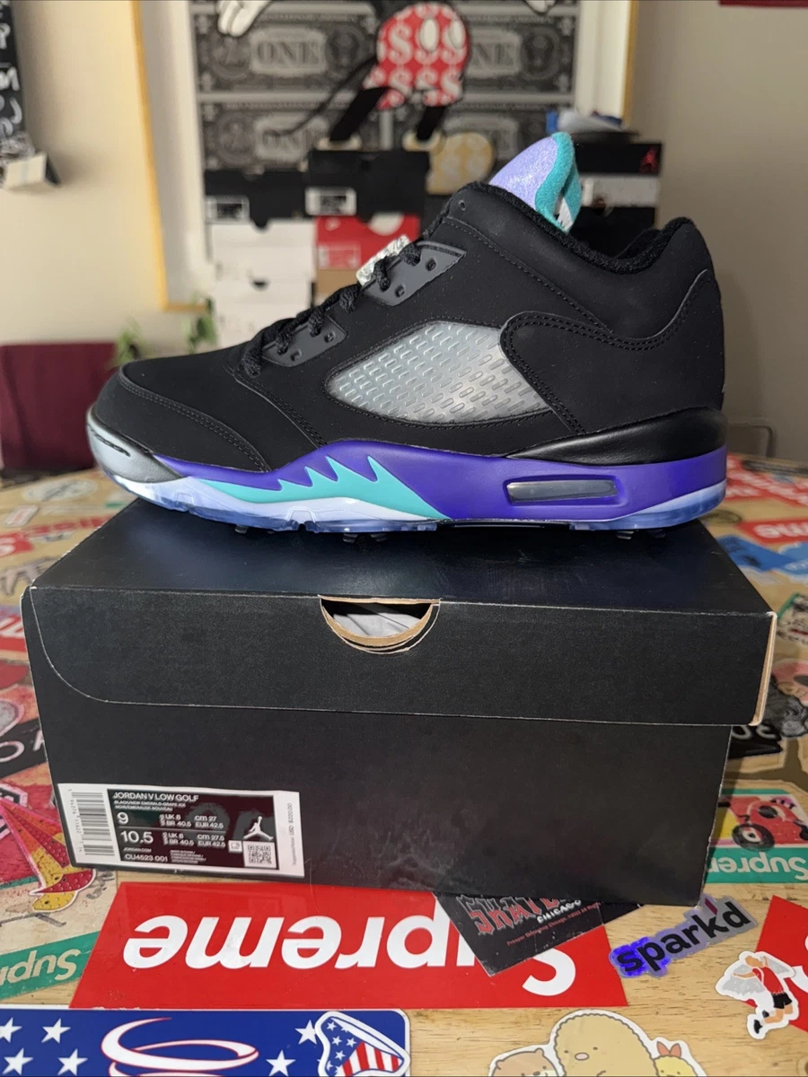 Las mejores ofertas en Jordan 5 Golf Low Black Grape | eBay