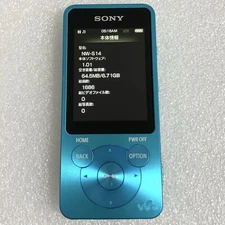 Sony Walkman NW-S14 8GB Blue MP3 Digital Music Player Tested Working Japan
