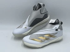 Adidas Adizero Impact Turf Baseball Cleats Gold White Men's Size 11 IF8497