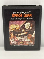 Space War Atari 2600, 1978 Video Game Cartridge Manual Tested Cleaned CX2604