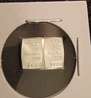Valcambi (2) 1 Gram Silver Bars - NEW Au .999 Pure Silver Bar 2 gram total