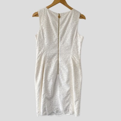 Antonio Melani White Shift Lace Dress US6 ($159)