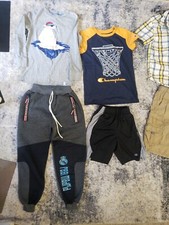 Lot of Boys Size 7, 7/8 Mixed Clothing,14 Pieces Champion, Puma, Gymboree,adidas