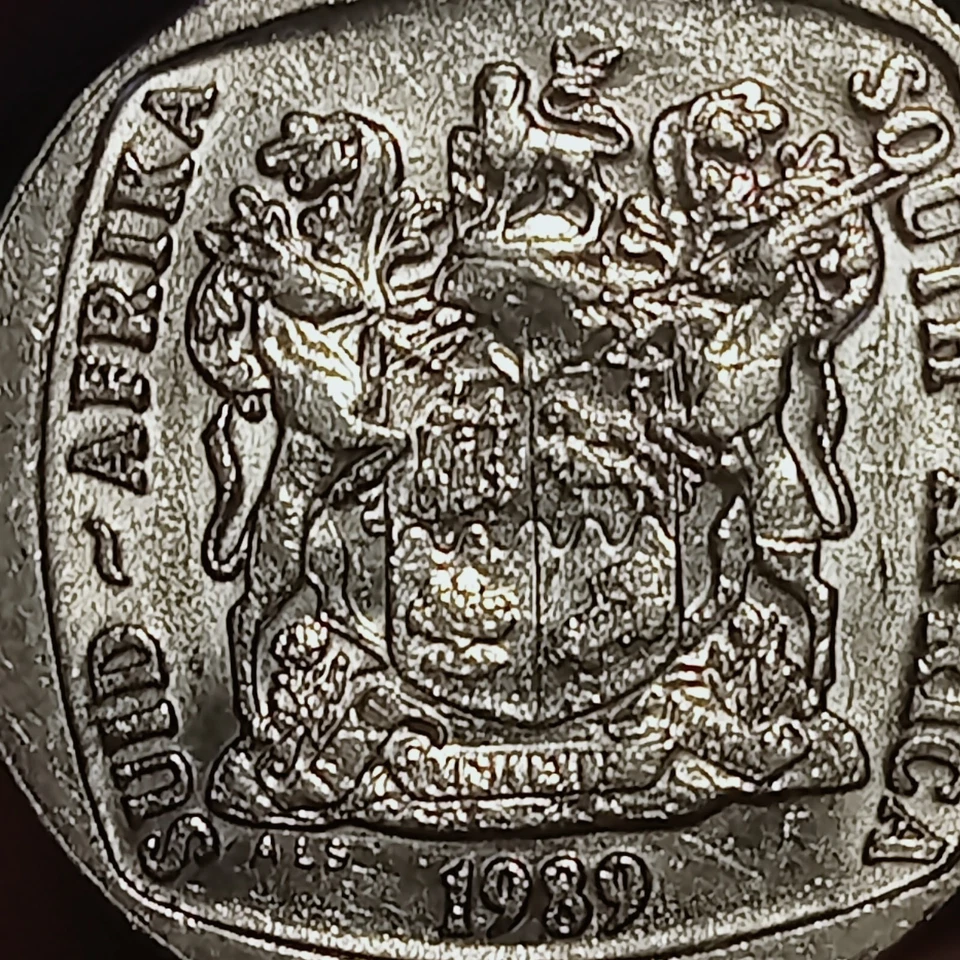 2 Rand Sudáfrica 1989... raro... para coleccionista Foto 4 de 4