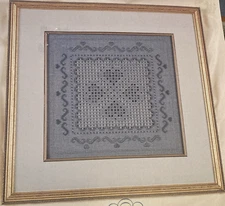 Vtg Rare Cross 'N Patch Heartstrings Hardanger Embroidery '92 Bk#85 Emie Bishop