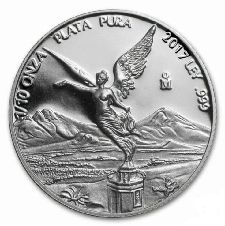 2017 1/10 oz Silver Libertad PROOF Silver Coin .999 Fine Silver #A404
