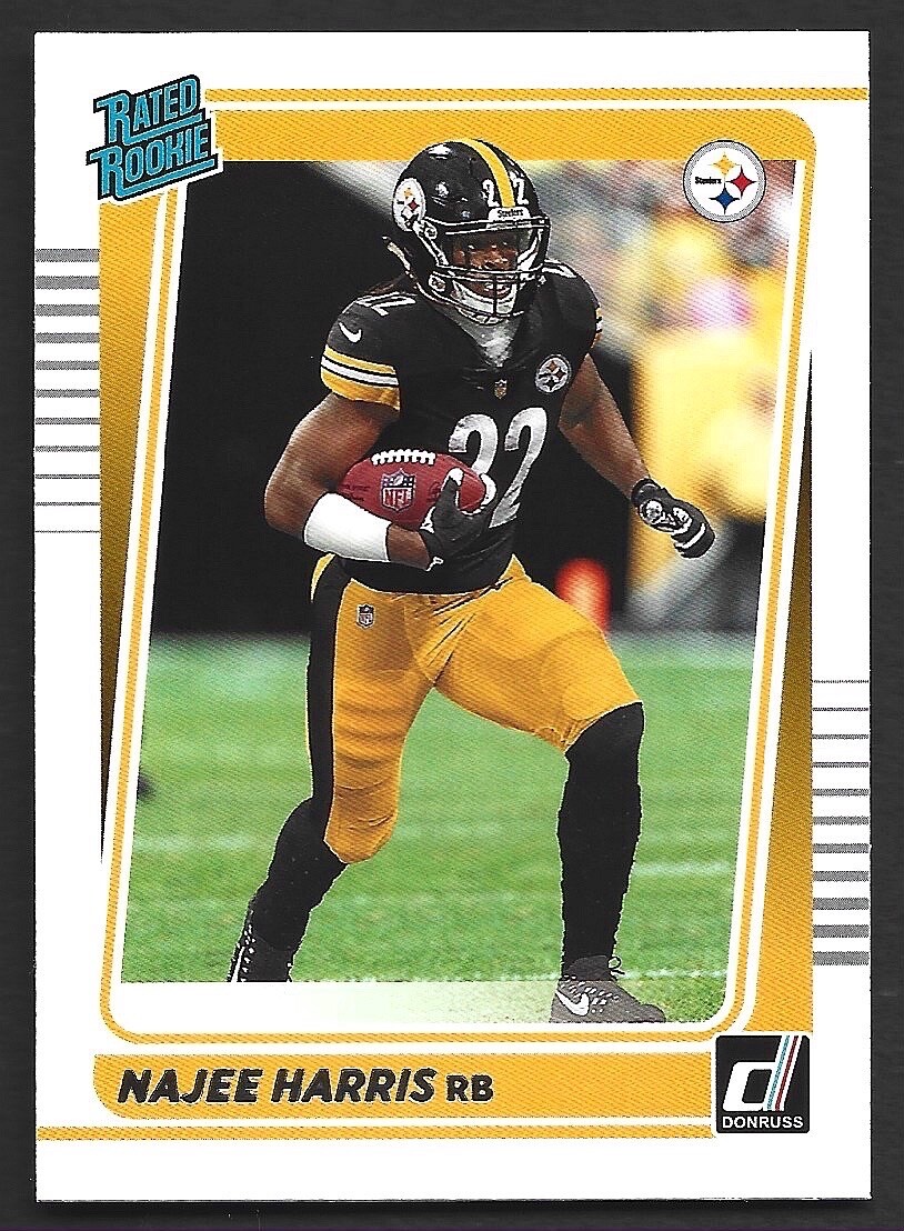 Najee Harris 2021 Panini Donruss #259 Rated Rookie